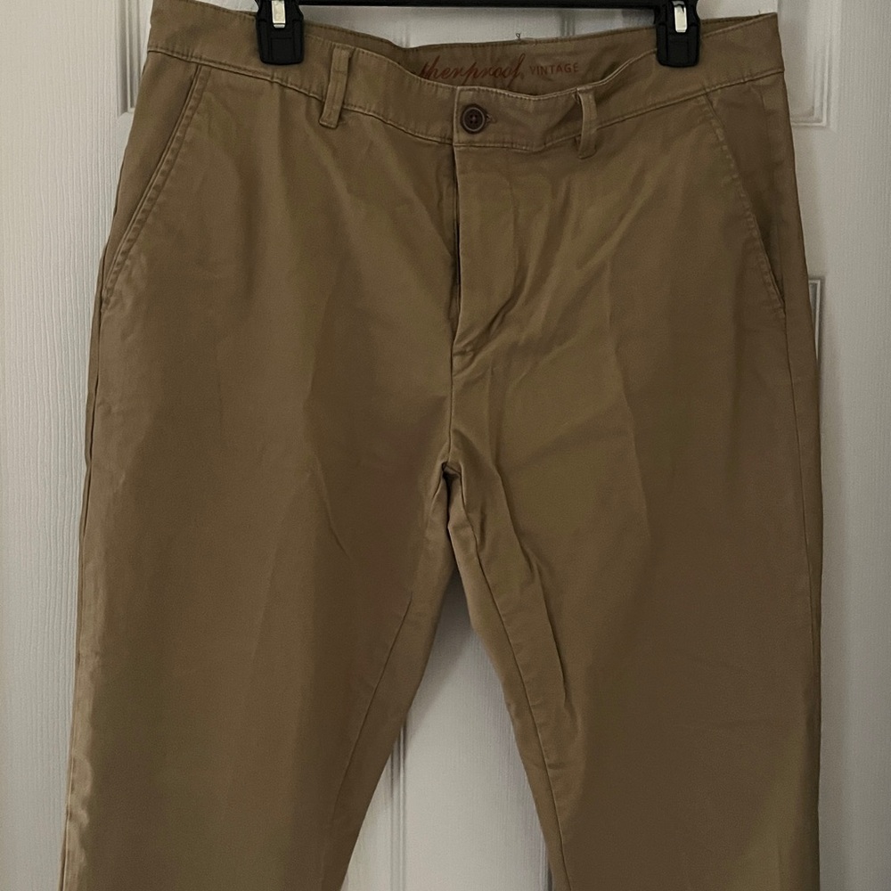 Weatherproof Vintage Tan Chino Pants